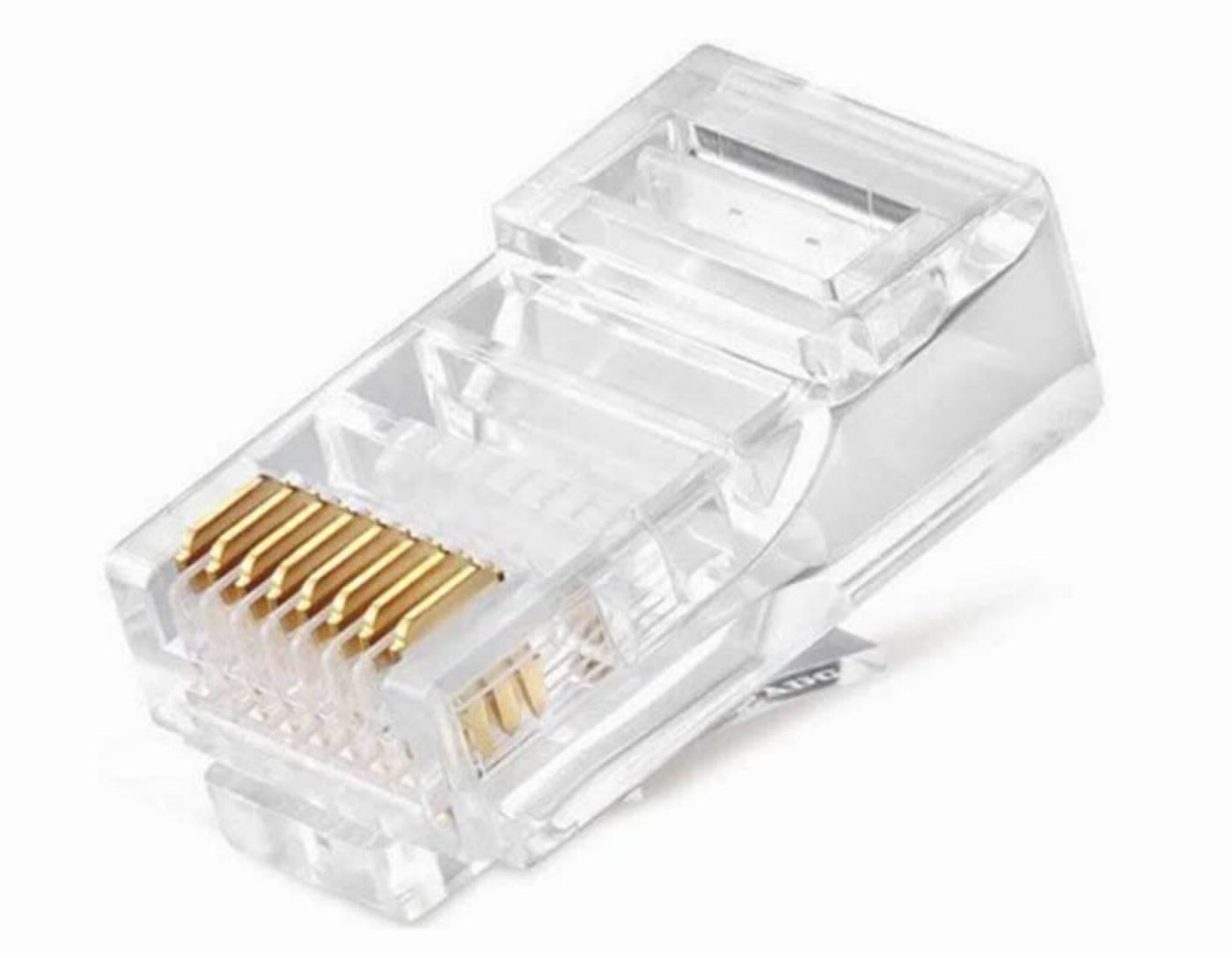 Конектор Merlion RJ-45 8P8C UTP Cat-5 Q100 100 шт. (33797) Конектор Merlion RJ-45 8P8C UTP Cat-5 Q100 100 шт. (33797)