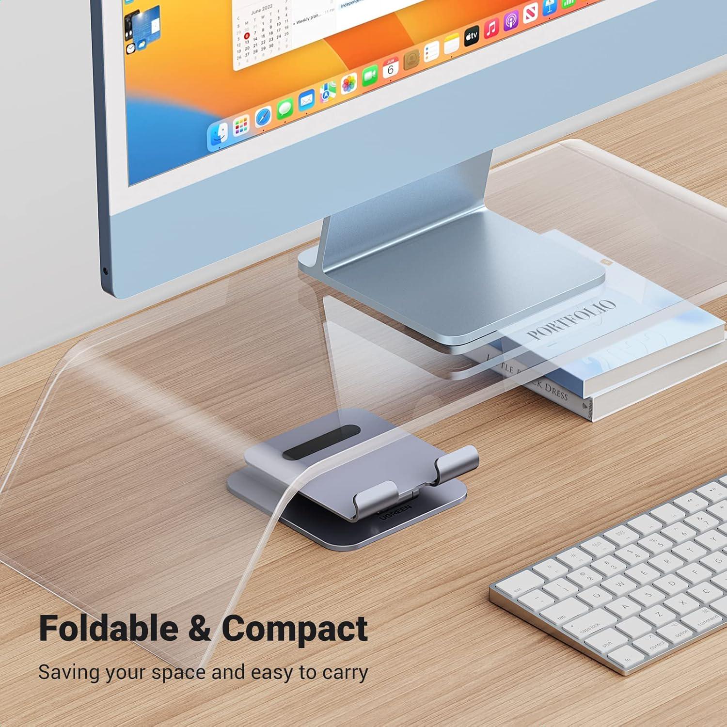 Подставка для планшета Ugreen 4.7-12.9" алюминиевая Темно-серый (15414) - фото 8 Подставка для планшета Ugreen 4.7-12.9" алюминиевая Темно-серый (15414) - фото 8