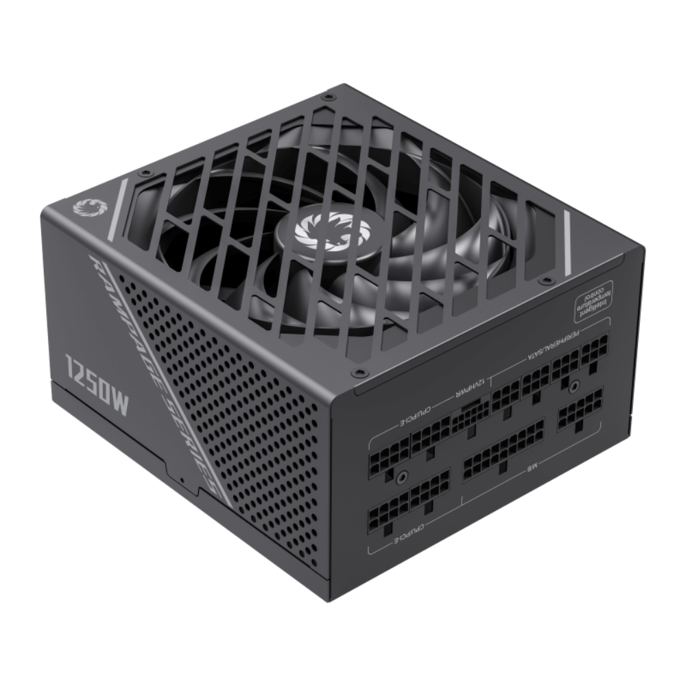 Блок питания GameMax GX-1250 PRO BK Черный 1250W ATX 3.0 модульный 80+ Platinum 135 мм вентилятор для ПК (GX-1250 PRO BK)
