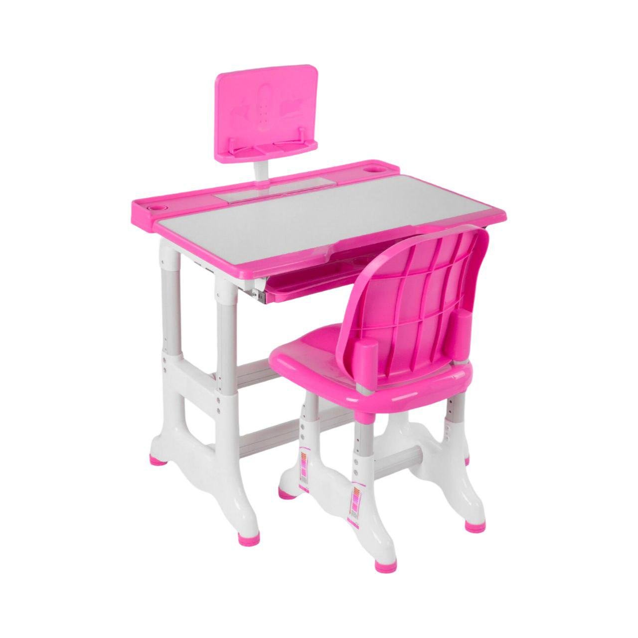 Парта со стульчиком J55701 Розовый (24416773) - фото 3 Парта со стульчиком J55701 Розовый (24416773) - фото 3