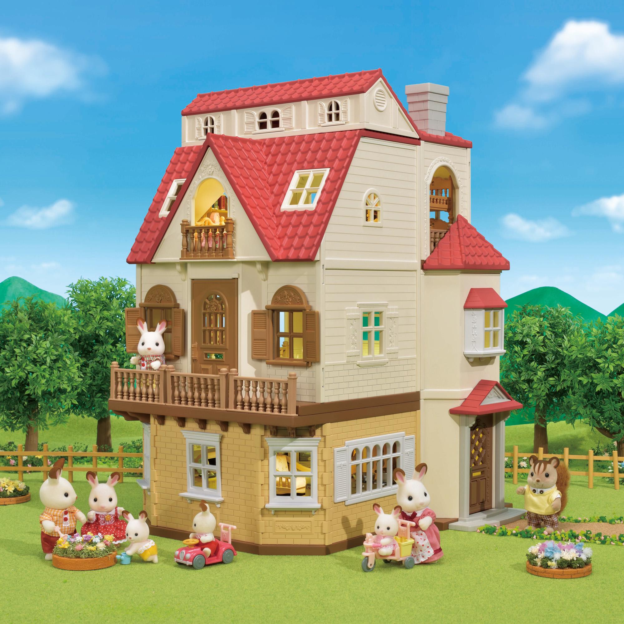 ᐉ Игровой набор Sylvanian Families Большой дом со светом (5302) • Купить в  Киеве, Украине • Лучшая цена в Эпицентр