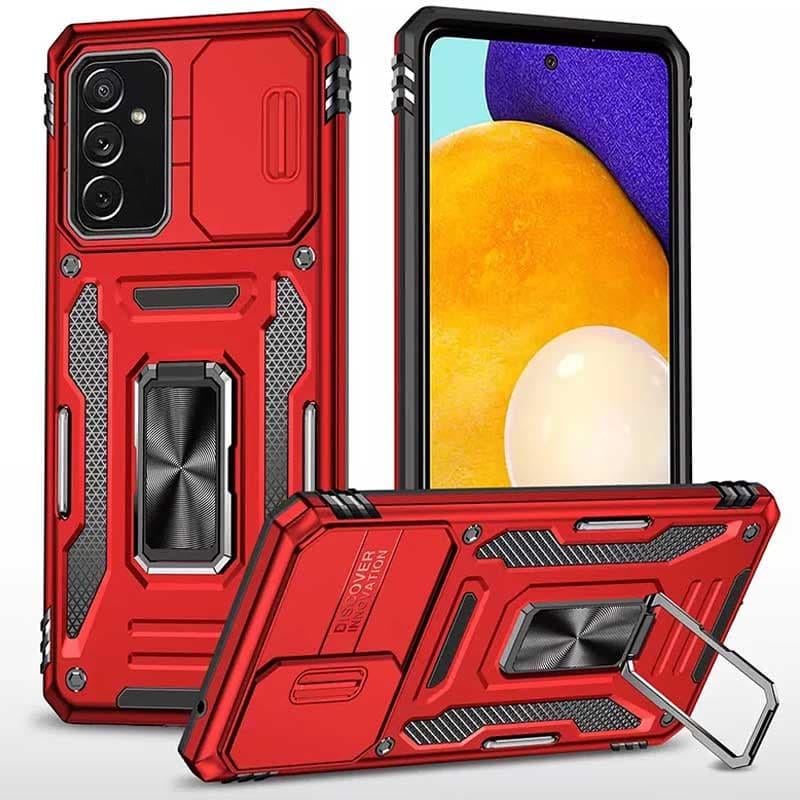 Противоударный чехол Camshield Army Ring для Samsung Galaxy M14 5G Red