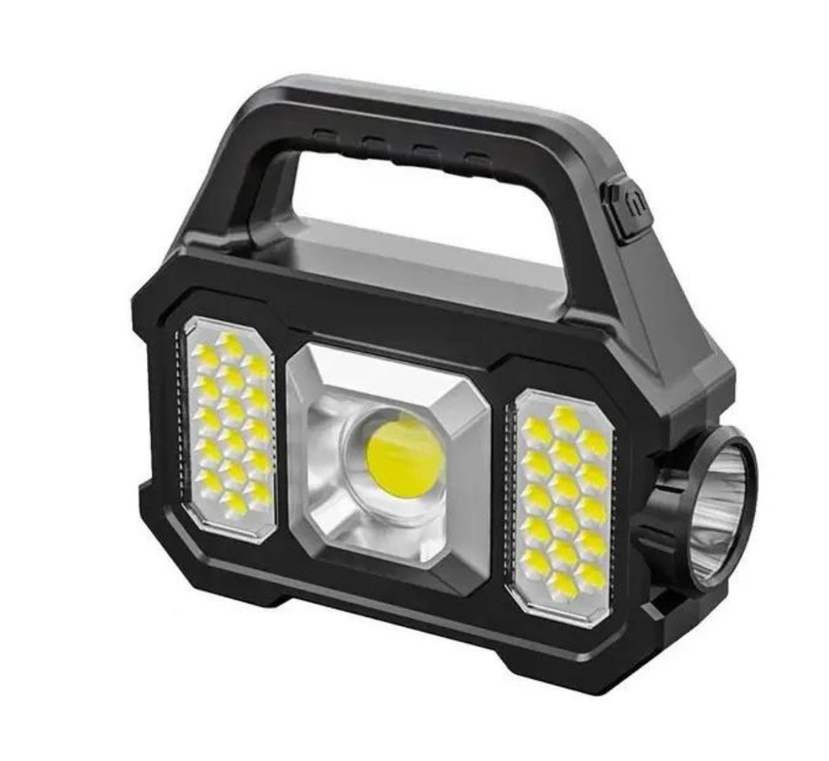 Фонарь-павербанк светодиодный YD2205A с аккумулятором на солнечной батарее