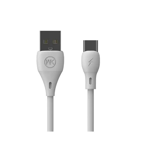 Кабель WK WDC-072a USB Type-C 2,1 А 1 м Білий (6941027604335)