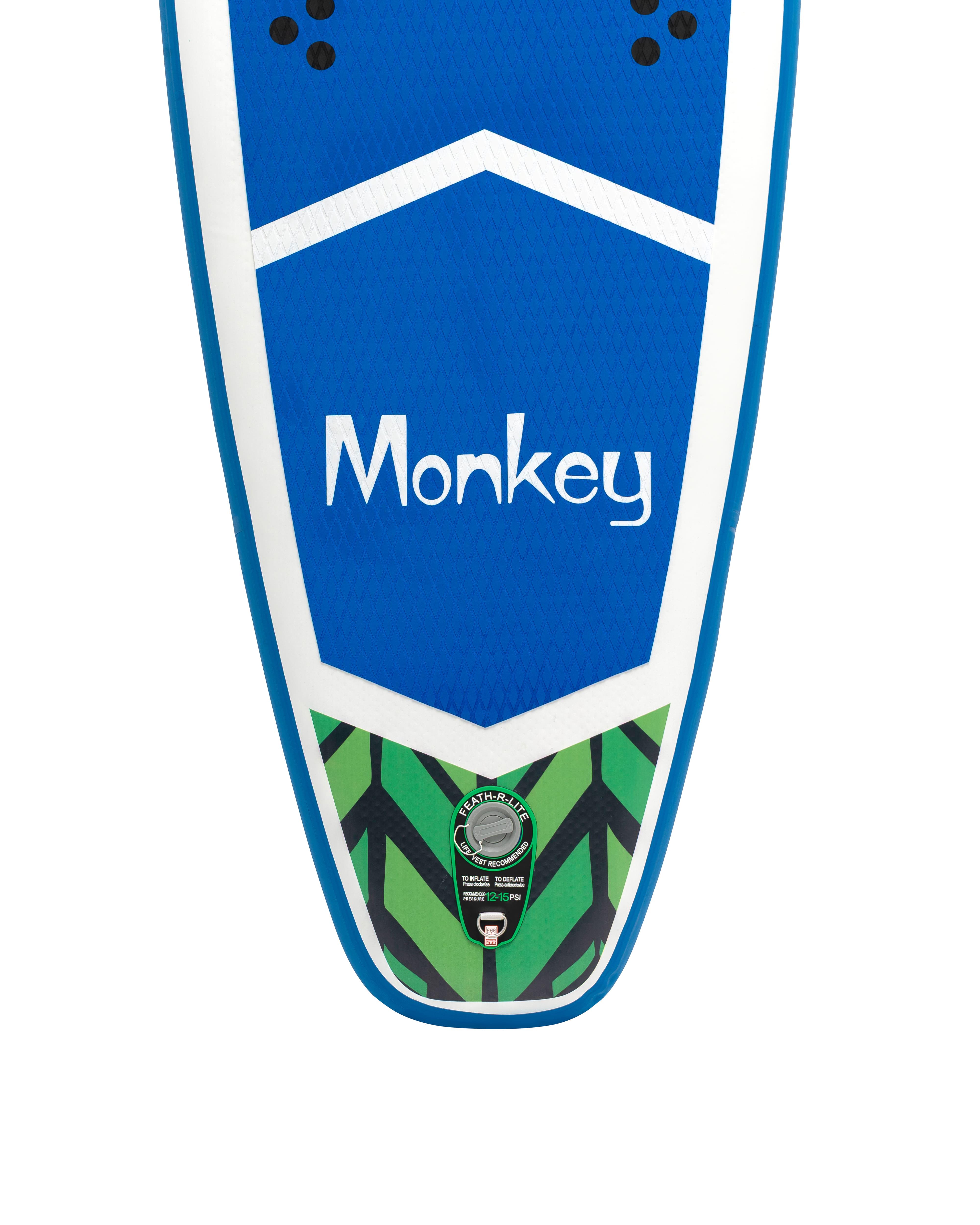 SUP-доска надувная Funwater Paddleboard Monkey 11"6 9в1 350x84x15 см - фото 7 SUP-доска надувная Funwater Paddleboard Monkey 11"6 9в1 350x84x15 см - фото 7