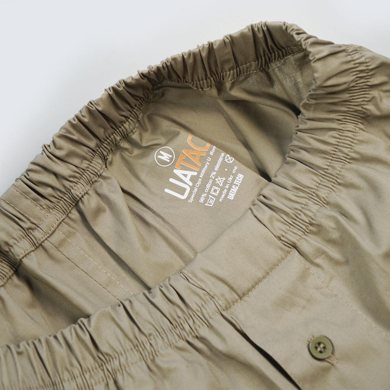 Комплект трусов из хлопка UATAC 3 шт. M Серый (2741545261) - фото 4