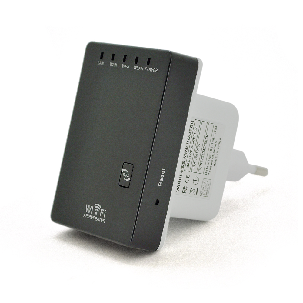 Підсилювач Wi-Fi сигналу з антеною VOLTRONIC 300 Мбіт/с 220 В 2,4 ГГц Repeater/WISP/Router/AP (YUT_V2470)