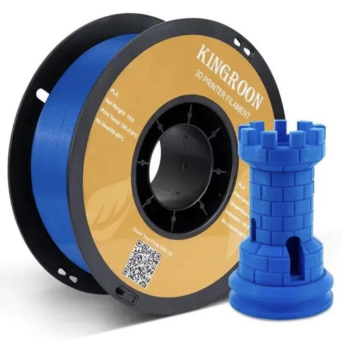 Пластик для 3D-принтера KINGROON PLA 1,75 мм 1 кг Blue (UA3D229-Blue)