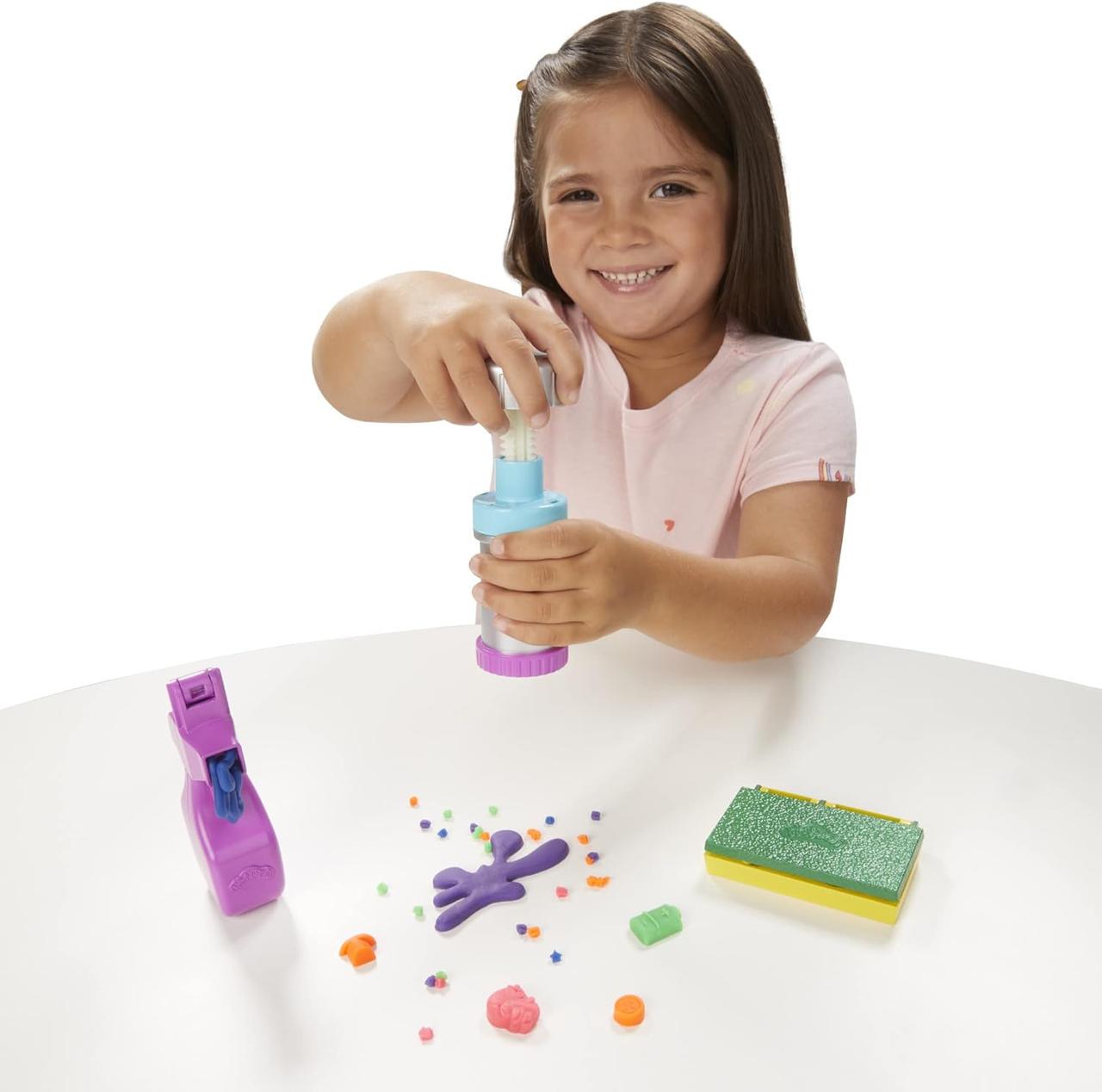 Детский игровой набор Play-Doh Zoom Zoom Vacuum and Cleanup Toy. - фото 5