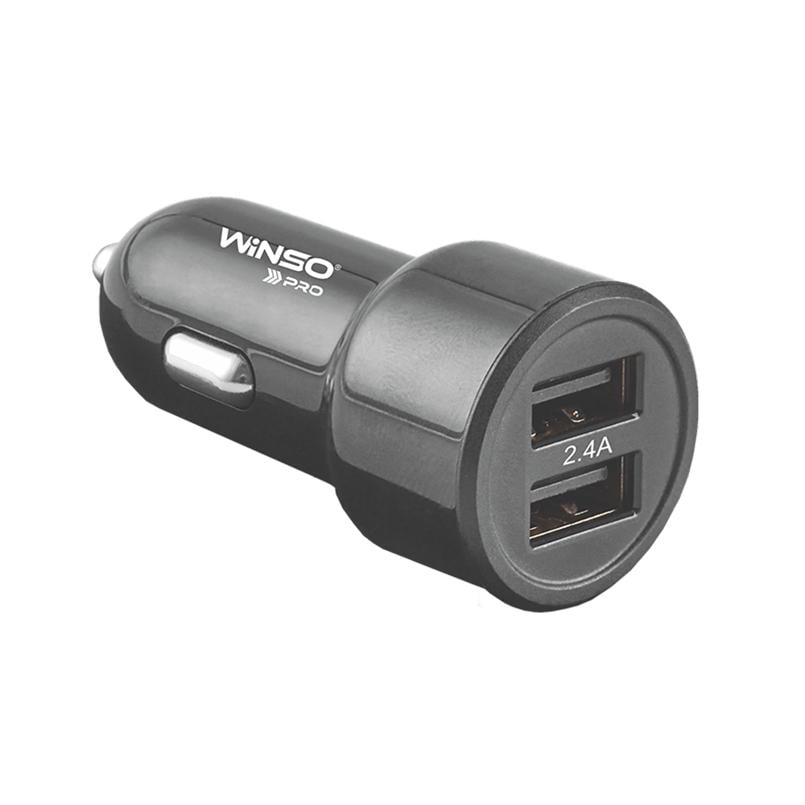 Автомобильное зарядное устройство Winso PRO 12W 2xUSB-A