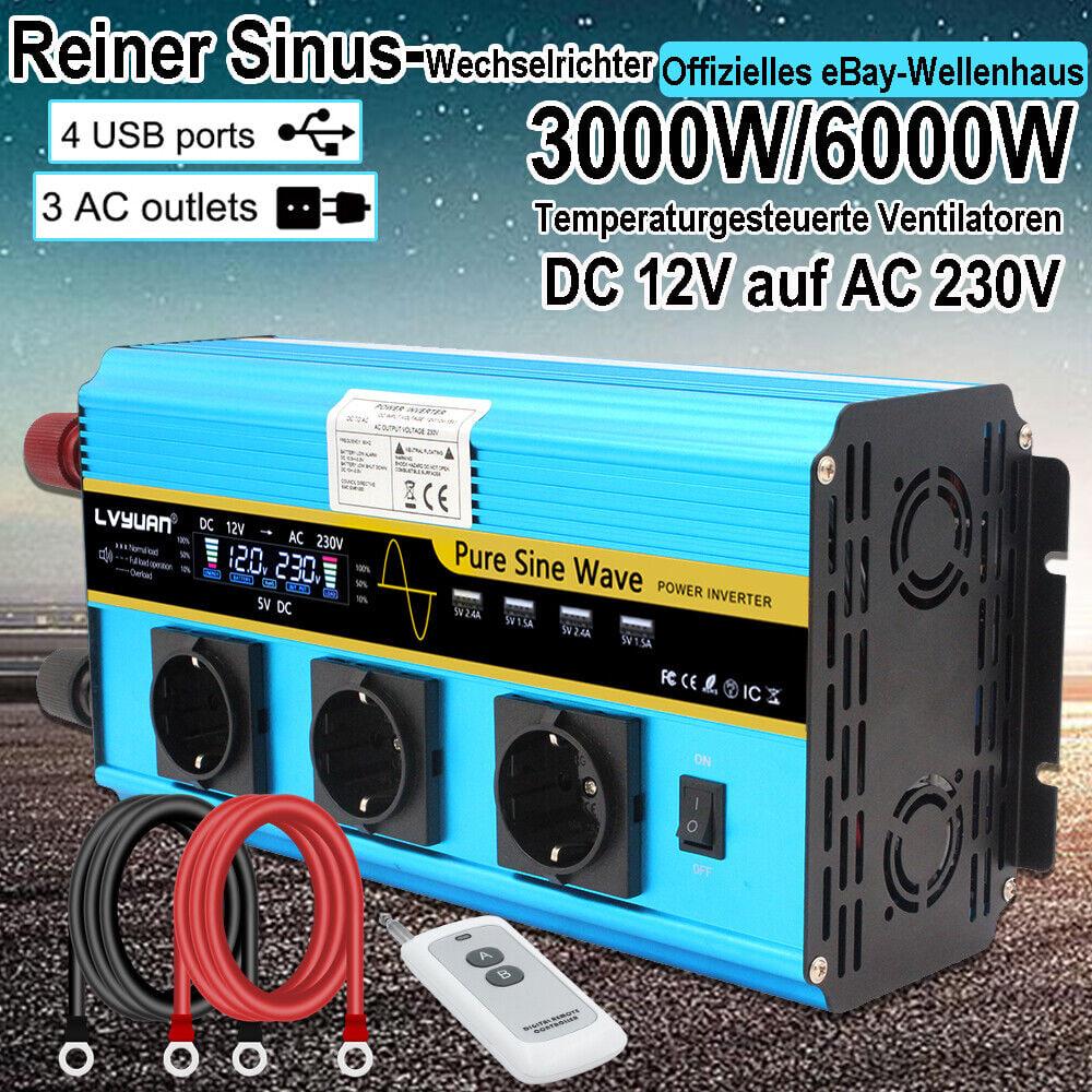 Инвертор Lvyuan 12-230V 3000/6000W (F-3000P) - фото 6 Инвертор Lvyuan 12-230V 3000/6000W (F-3000P) - фото 6