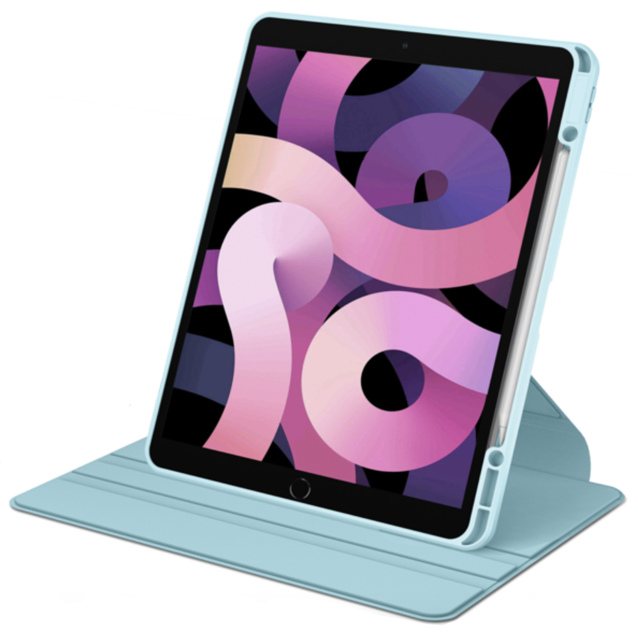 Чехол - книжка, обложка Wiwu Waltz Rotative Case for iPad 10.2, Light Blue - фото 3 Чехол - книжка, обложка Wiwu Waltz Rotative Case for iPad 10.2, Light Blue - фото 3