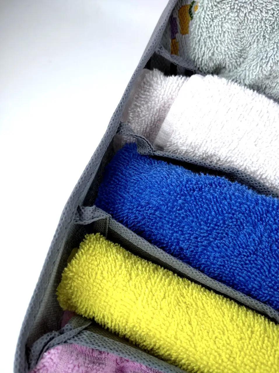 Органайзер для білизни в шафу 7 комірок 35х24х17 см (ОДШ-430-12) - фото 6