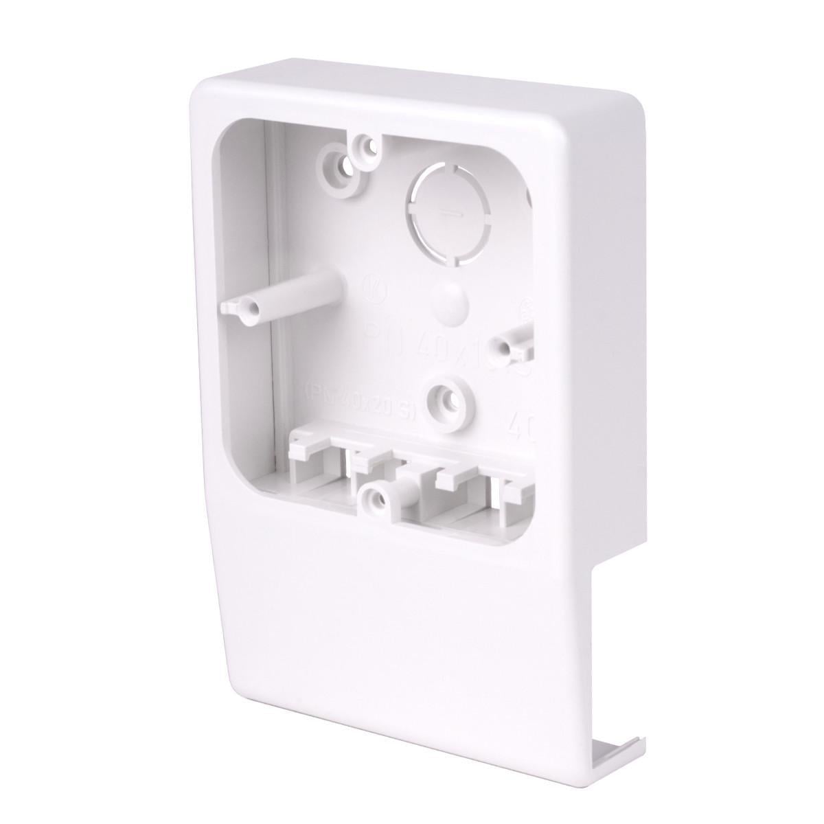 Приборный носитель KOPOS 133x91x28 мм ПВХ для кабельных каналов LV 40x15 Белый (PN 40X20_HB)