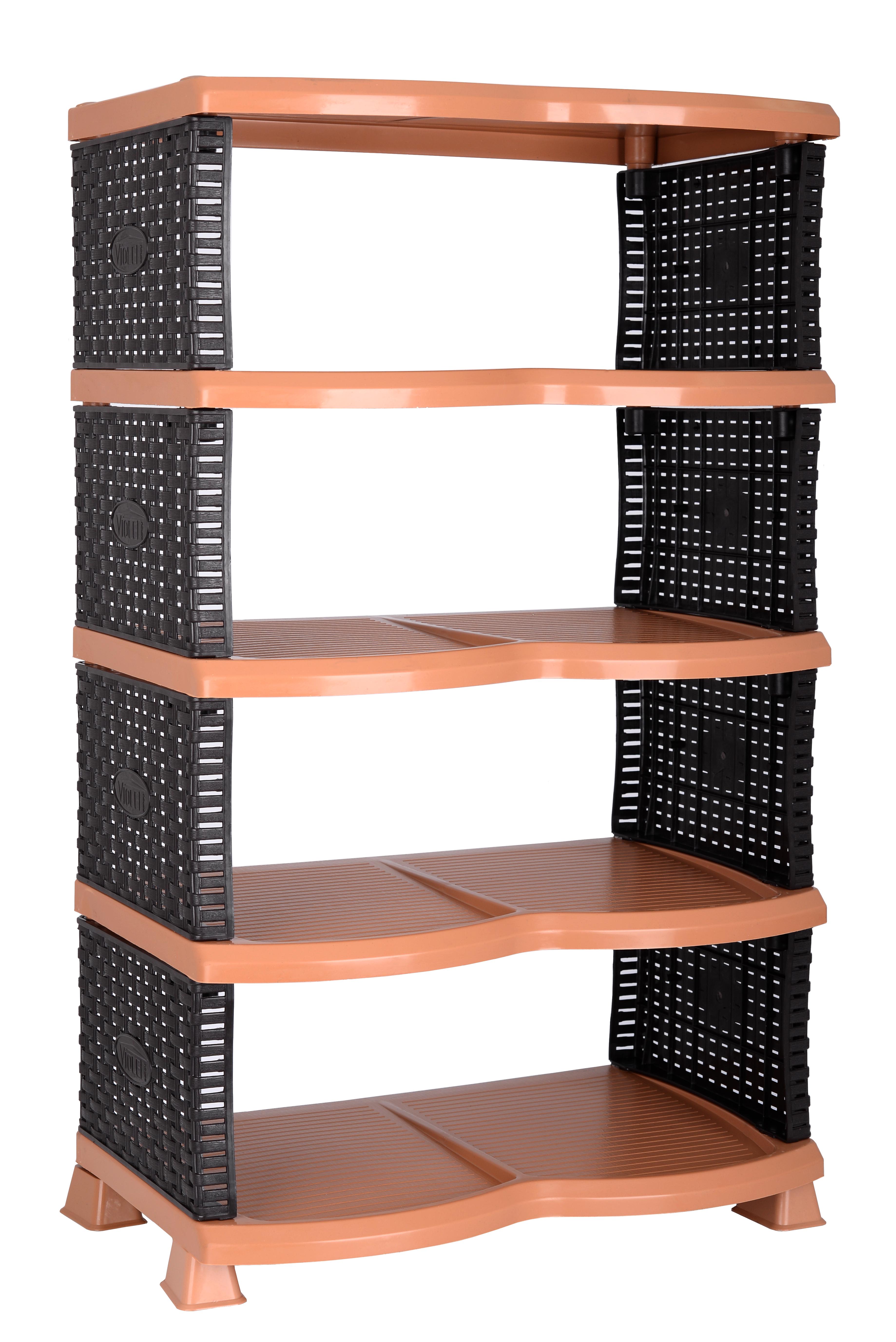Етажерка Violet House 79х48х30 см 5-ярусна Коричневий (UG-0756)