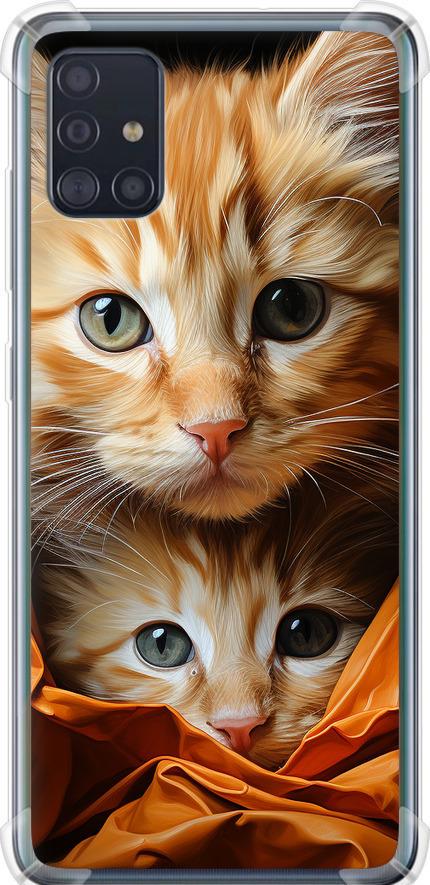 Чехол на Samsung Galaxy A51 2020 A515F Котики 2 (5664sp-1827-42517)