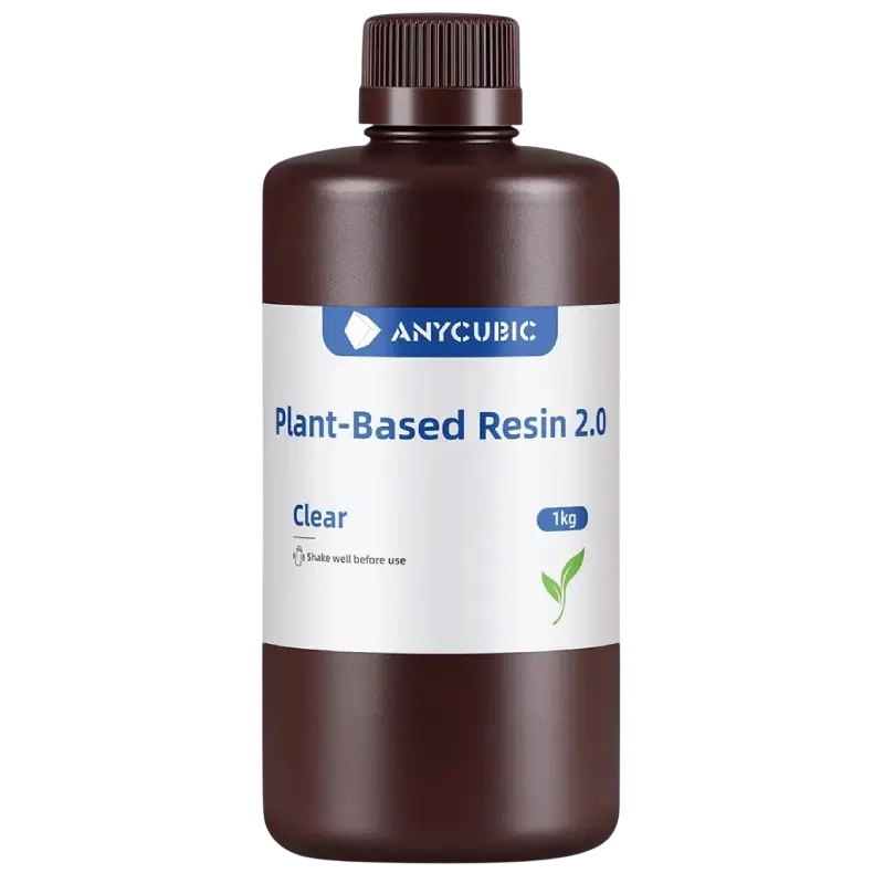 Фотополімерна смола Anycubic ECO Plant-Based UV Resin 2.0 на рослинній основі Прозорий (SSW2CL)