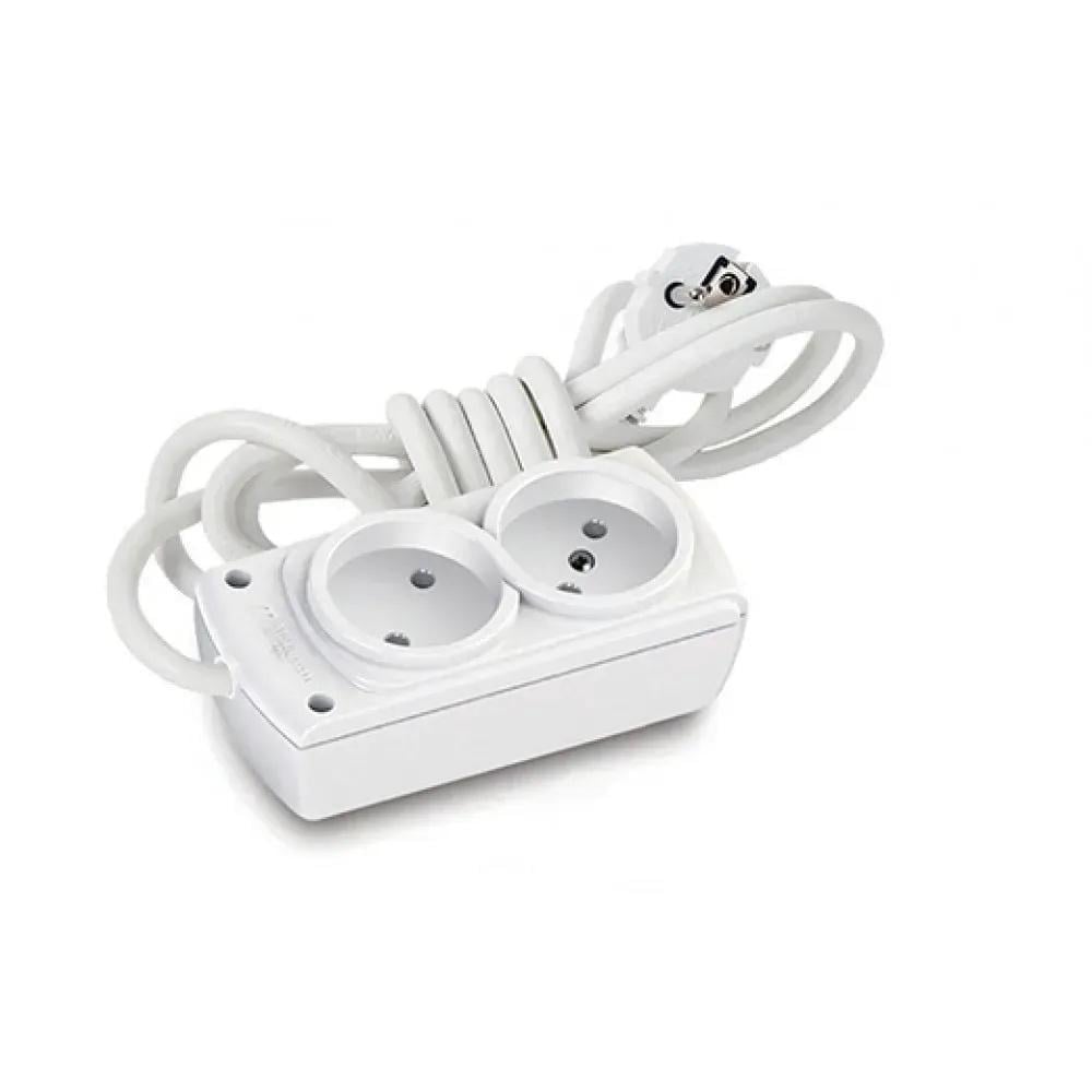 Накладка Mutlusan на кабель-канал 100X37/50 мм под 3 розетки 45х45 Белый (28688772)