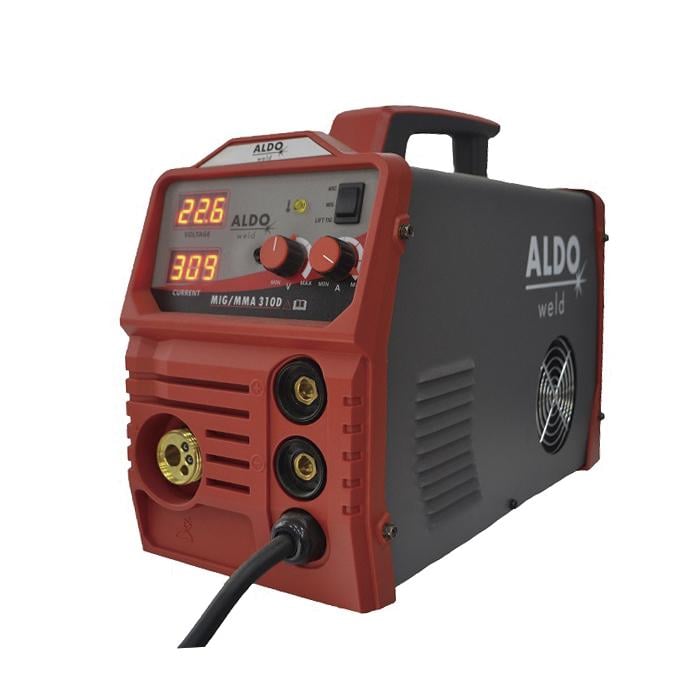 Зварювальний інверторний напівавтомат Aldo MIG/MMA/TIG-310D зварювальний дріт 5,0 кг (001804)