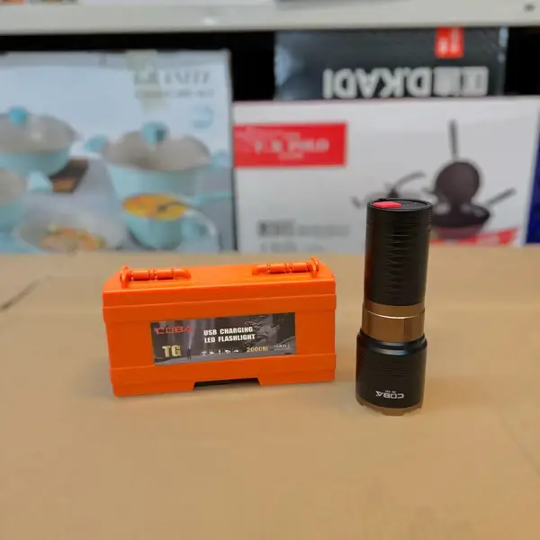 Аккумуляторный фонарик ручной TG CB X53 LASER LED с лазером (X53) - фото 3