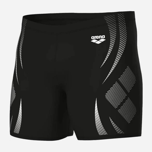 Плавки-шорты мужские Arena POSEIDONIA SWIM MID JAMMER 100 см Черный/Белый (009091-501 100)