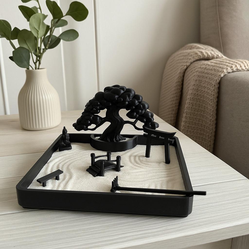 Дзен-сад японський для релаксу та медитації з піском та декором (2652496532) Дзен-сад японський для релаксу та медитації з піском та декором (2652496532)