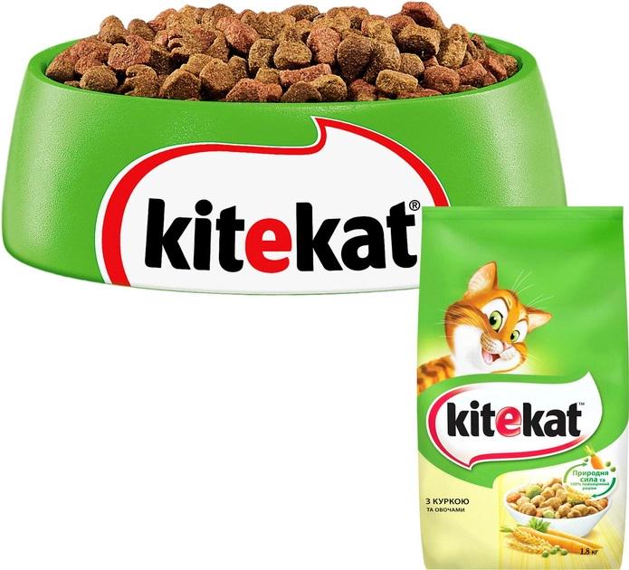 Корм для котів сухий Kitekat з куркою та овочами 1,8 кг - фото 2