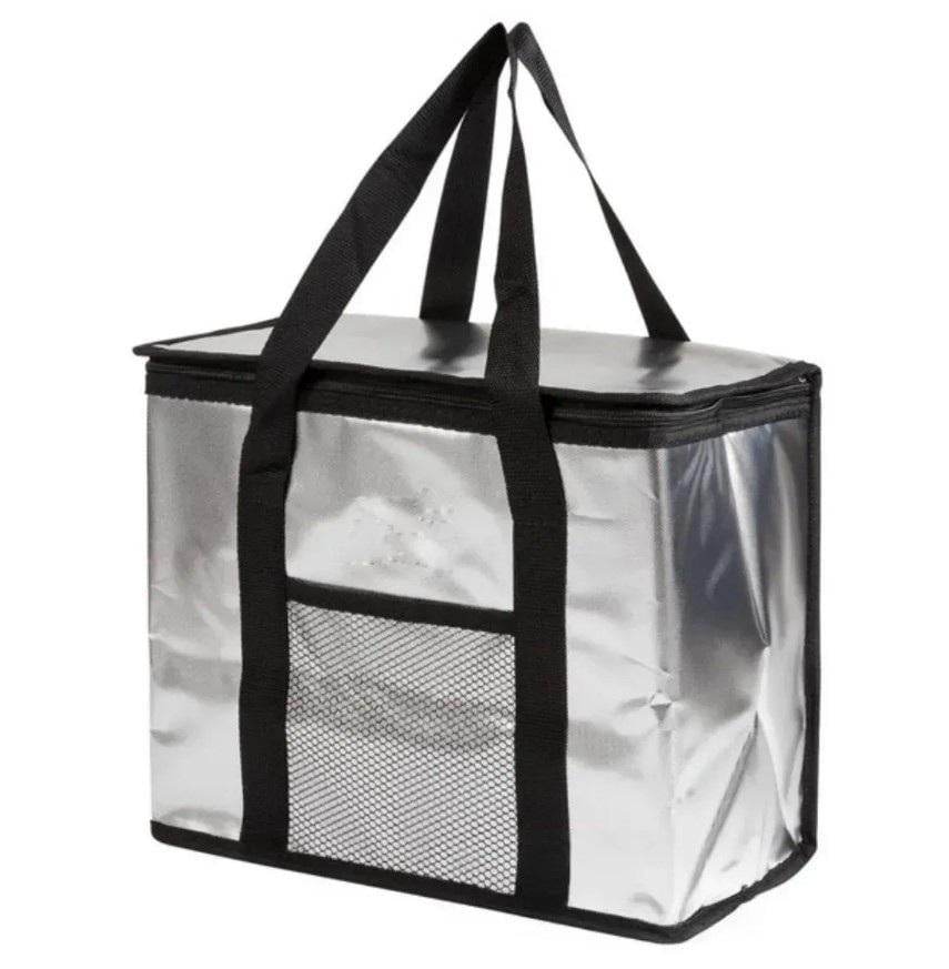 Сумка-холодильник 25 л 37х22х34 см Серебряно-черный (29545368) - фото 3 Сумка-холодильник 25 л 37х22х34 см Серебряно-черный (29545368) - фото 3