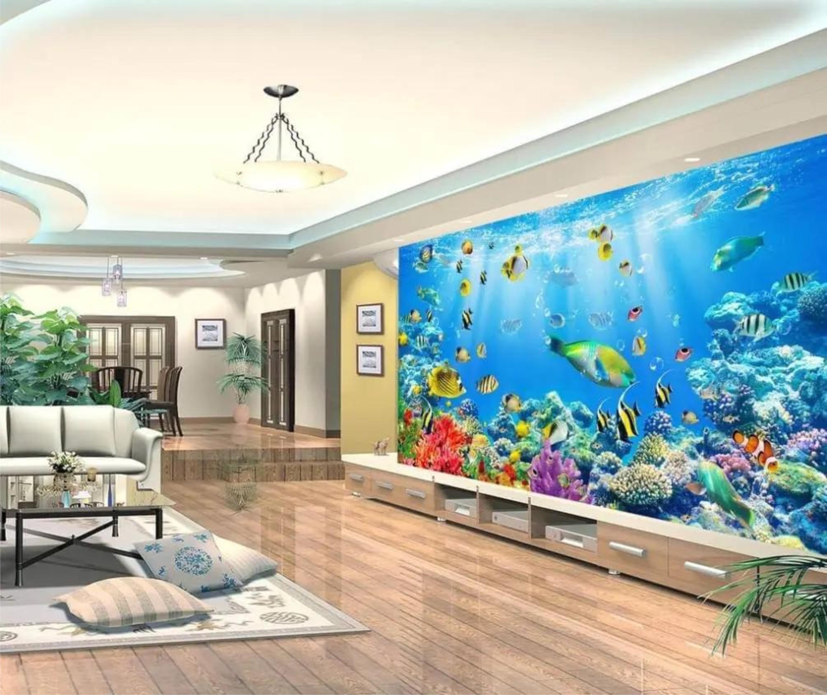 Фотообои Подводный мир Разноцветный (000412)