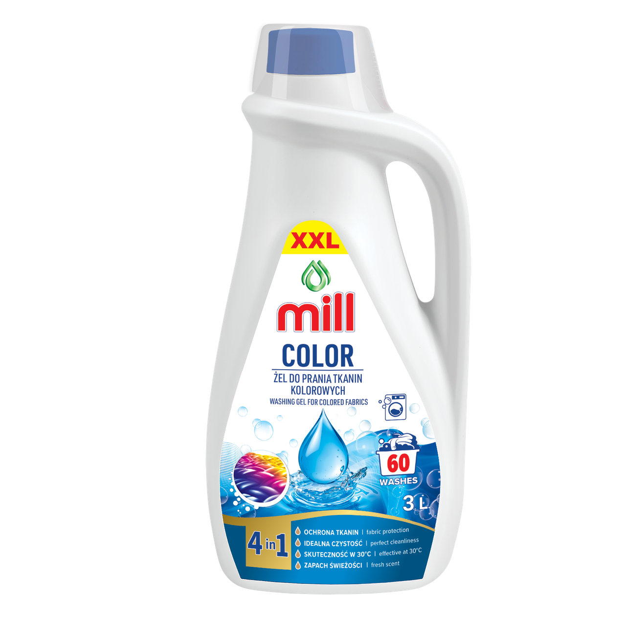 Гель для прання MILL PROFESSIONAL Color 3 л