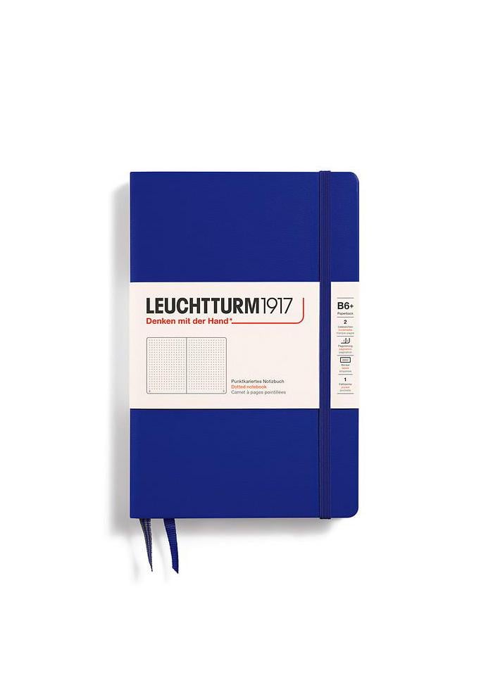 Блокнот Leuchtturm1917 Paperback B6+ точка Ink Blue (372351)
