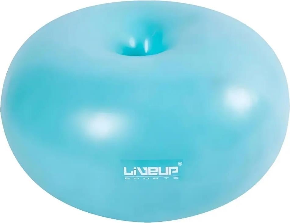 Фитбол-пончик LiveUp DONUT BALL Голубой (LS3567-b)