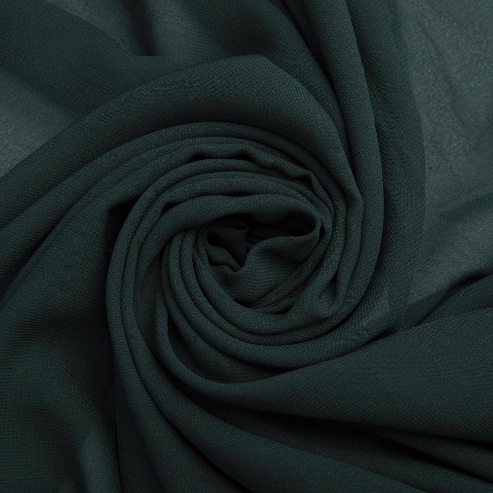 Шифон плательный Sheila Темно-зеленый (24582)