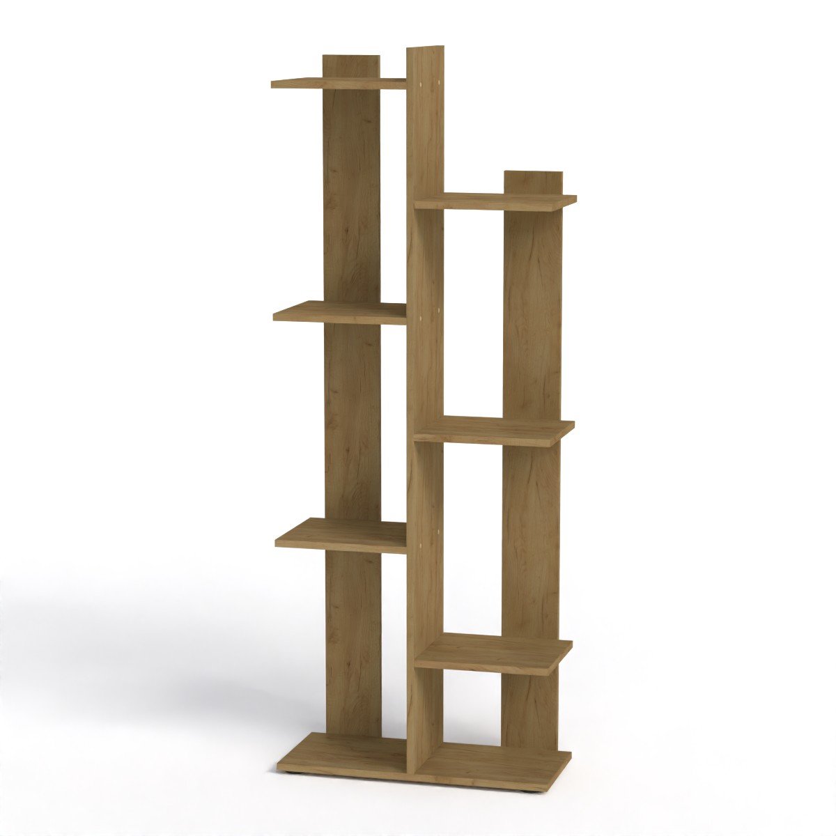 Стеллаж-полка Компанит П 29 61,7х27,6х160,7 см Дуб крафт золотой (66f00bcee46f9163b526285d)