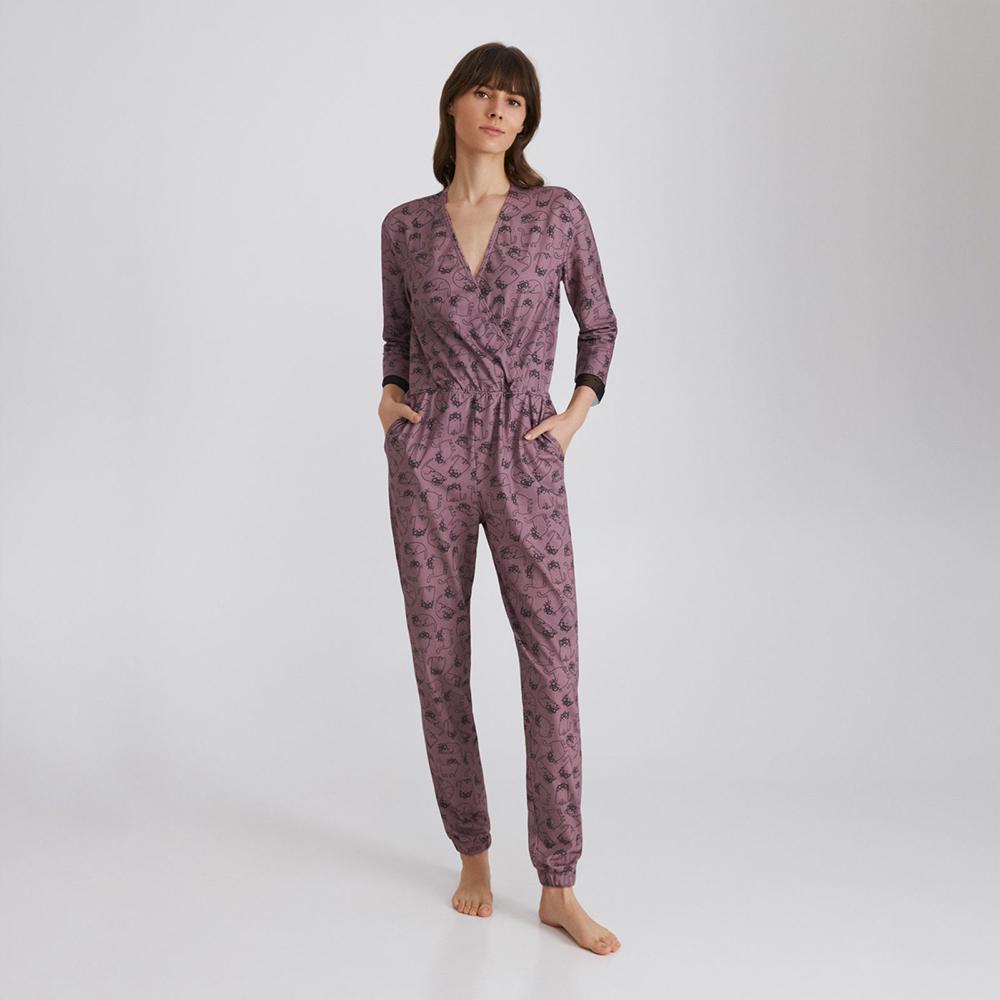 Комбинезон домашний женский Ellen S Фиолетовый (LOK 61/01/01)