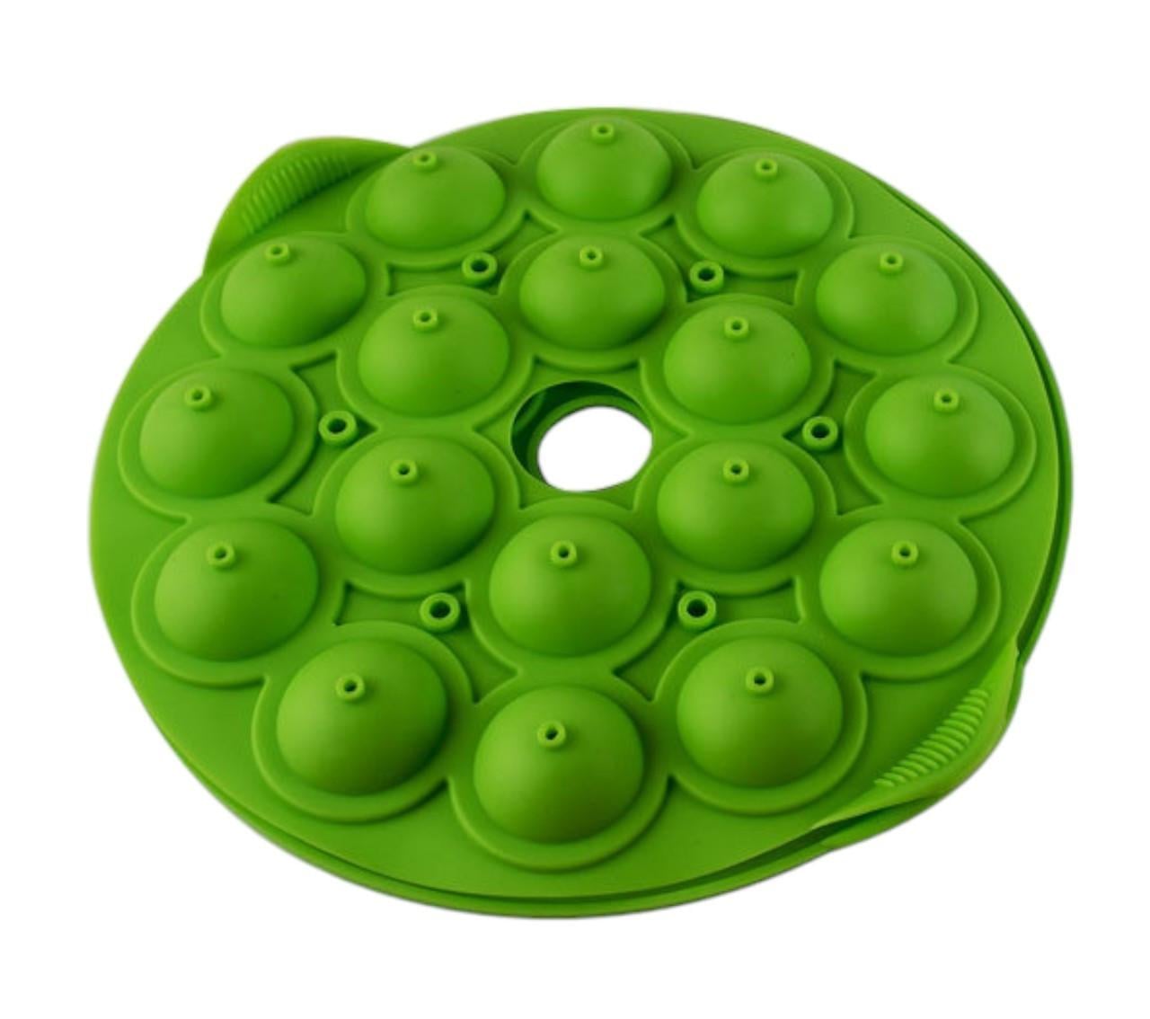 Форма силиконовая круглая 18 яч. 26,5х25 см Ø 4 см 1 шт. Салатовый (ХК1826к11)