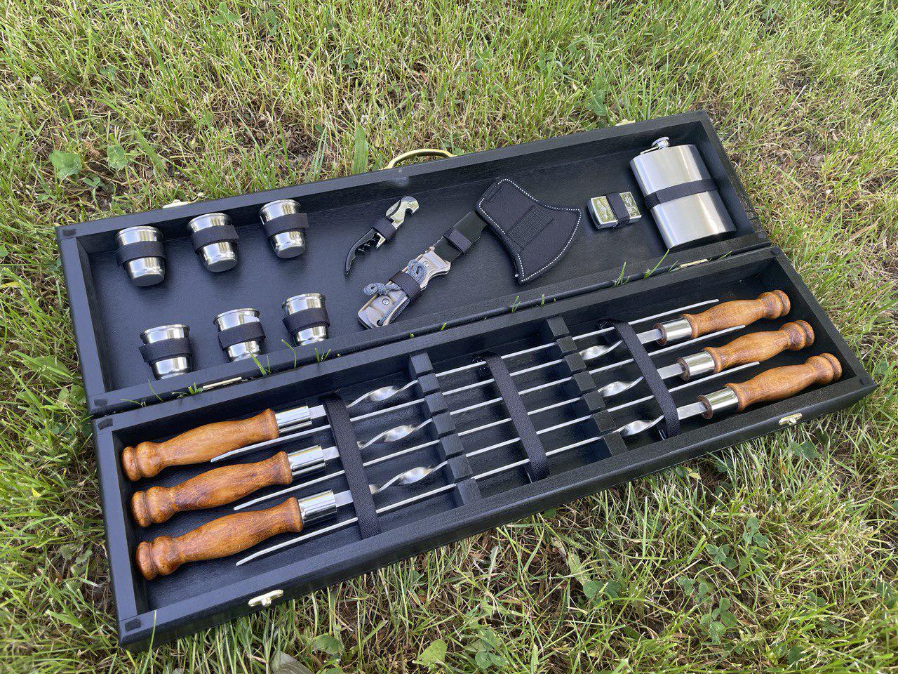 Набір шампурів у кейсі Україна 2 S - фото 2 Набір шампурів у кейсі Україна 2 S - фото 2