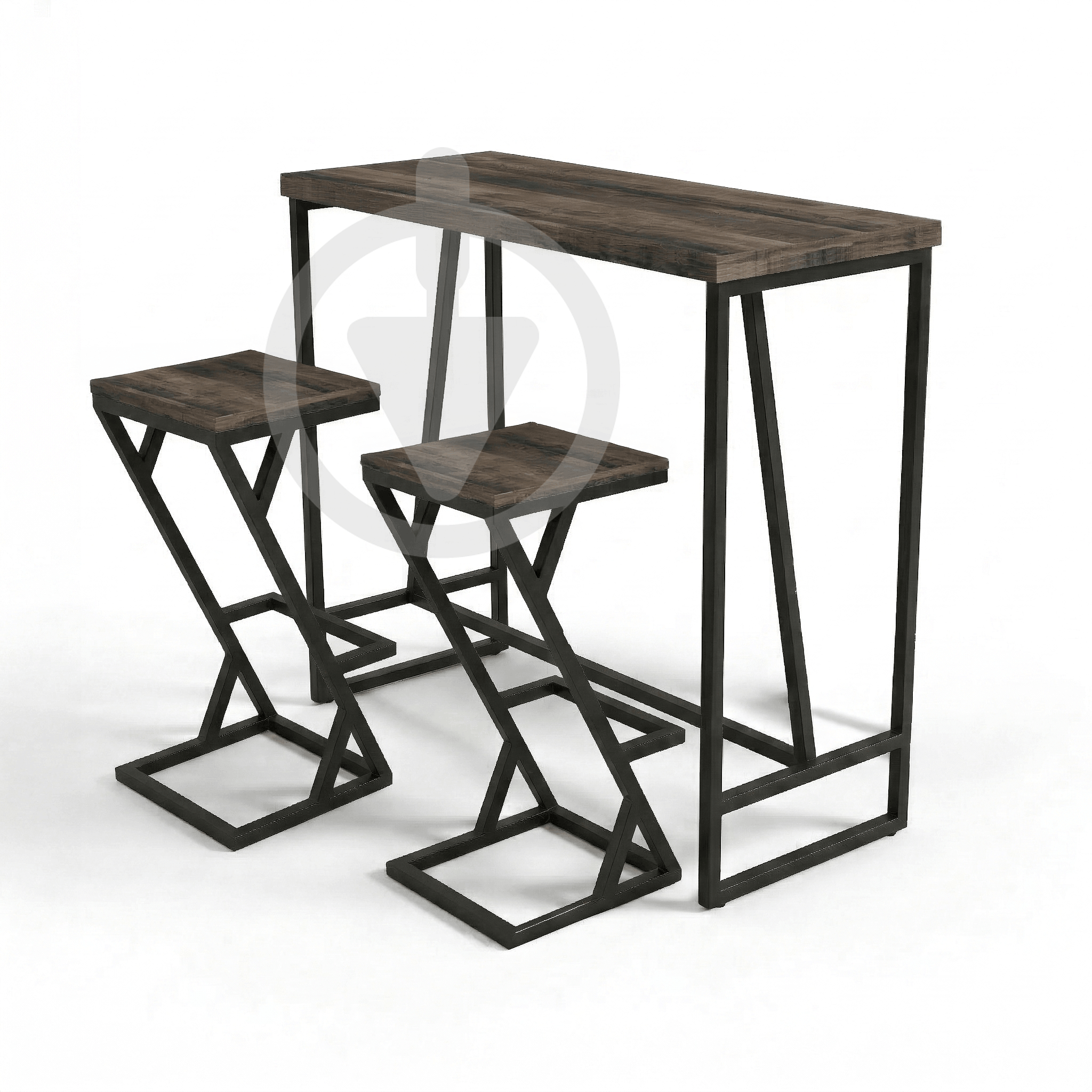 Барный стол со стульями AVVS Лофт 1110х470 мм ДСП 36 мм/металлический каркас Черный/Дуб Колониал Барный стол со стульями AVVS Лофт 1110х470 мм ДСП 36 мм/металлический каркас Черный/Дуб Колониал