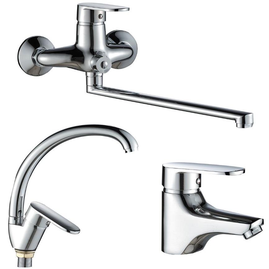 Набір змішувачів для ванни Lidz Tani LDTAN001F1CRM4495745880 Хром (215211)