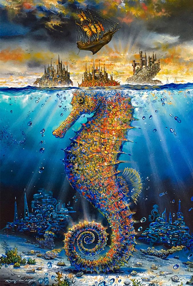 Алмазная Мозаика Emerald Craft Морской конек 30x40 см (24825)