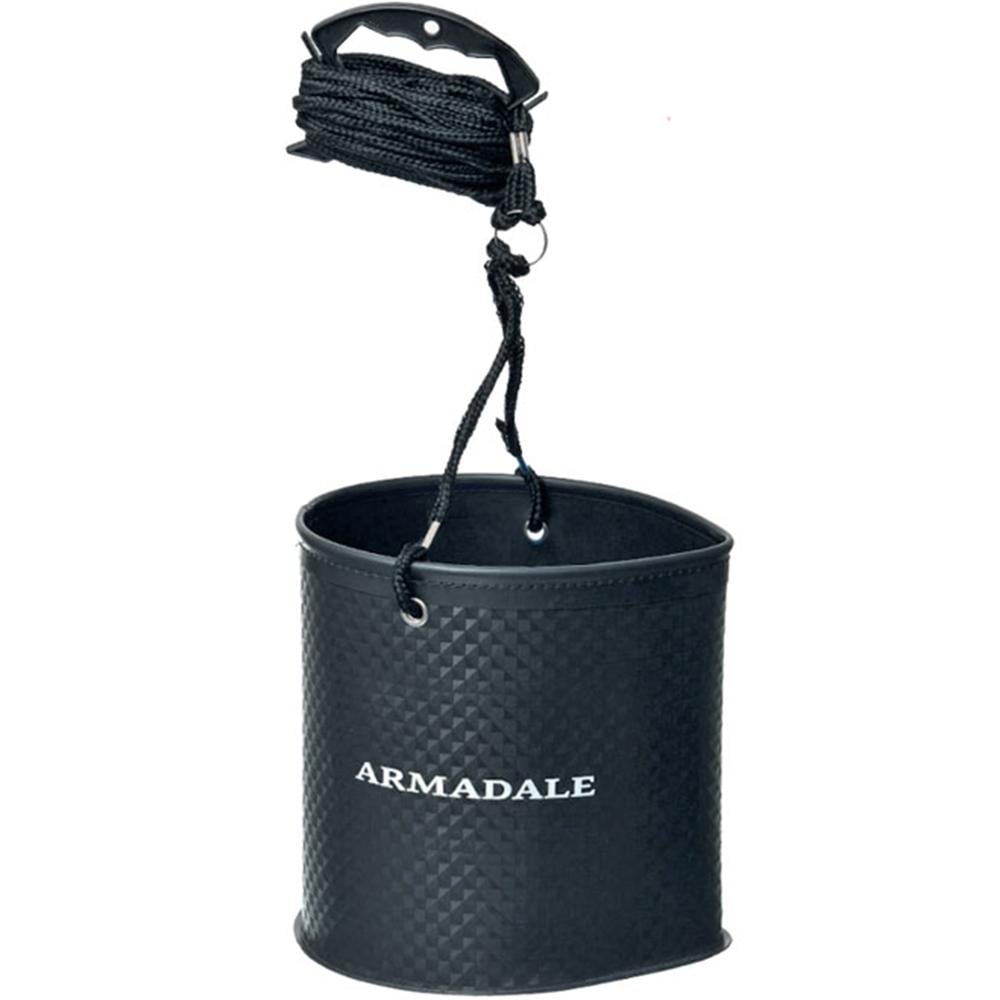 Ведро для воды с веревкой круглое Flagman Armadale EVA Bucket With Rope 8х20 см (FAREVA008)