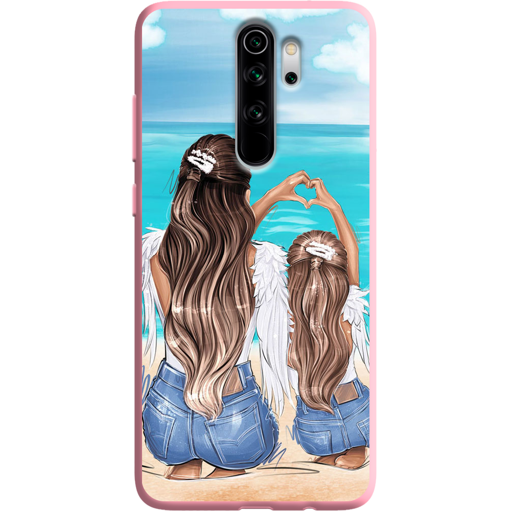 Чехол Boxface Xiaomi Redmi Note 8 Pro Family Vacation Розовый силикон (38222-up2380-38668)
