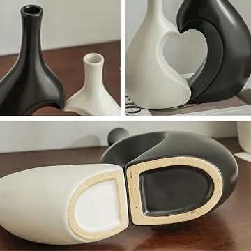 Керамические вазы 2 шт Q00571 - фото 11