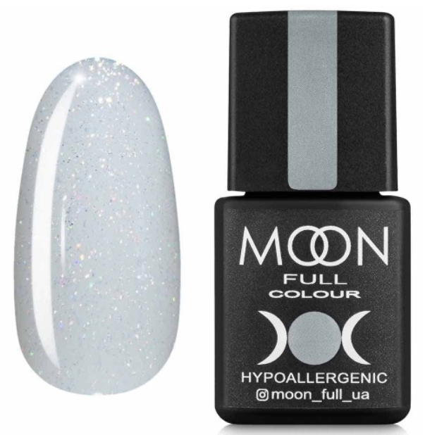 Гель-лак Moon Full Opal color Gel polish 8 мл №507 Полупрозрачный с разноцветным шиммером