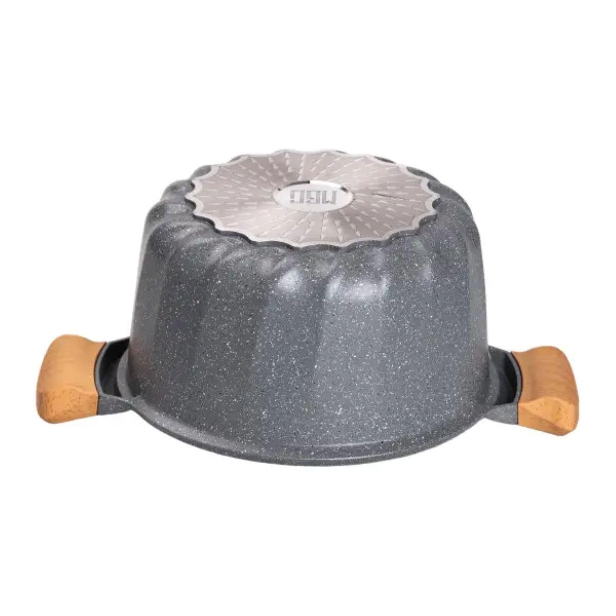 Набор посуды MGC кастрюли алюминиевые толстодонные с лопаткой и половником Серый (5135) - фото 15 Набор посуды MGC кастрюли алюминиевые толстодонные с лопаткой и половником Серый (5135) - фото 15