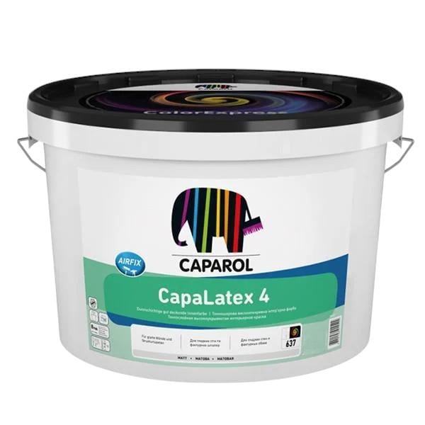 Краска интерьерная латексная Caparol CapaLatex матовая 4 2,5 л Белый (1814362116)