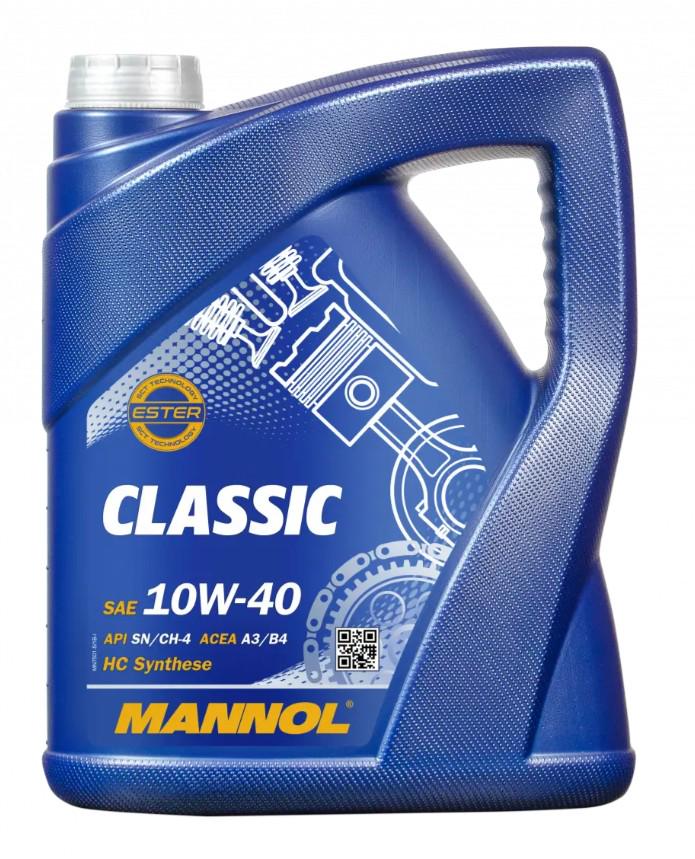 Моторное масло Mannol Classic 10w40 5 л SN/CH-4
