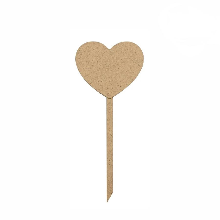 Заготовка топпер для декупажа Rosa Talent Сердце 1 ДВП 5х12 см 5 шт. (4820149908854)