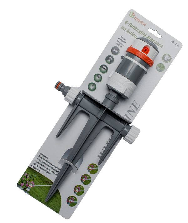 Ороситель 4-х режимный на трезубце WHITE LINE ø 21 м (WL-Z03)