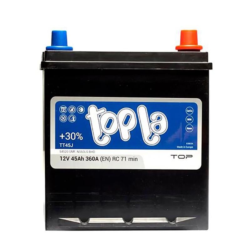 Аккумулятор Topla TOP Energy 45 Ah/12V низкий (118245 / 54520SMF) - фото 2